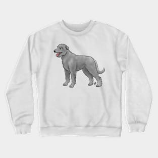 Dog - Irish Wolfhound - Blue Crewneck Sweatshirt